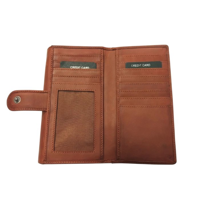 Saccoo YEN Damenbörse cognac